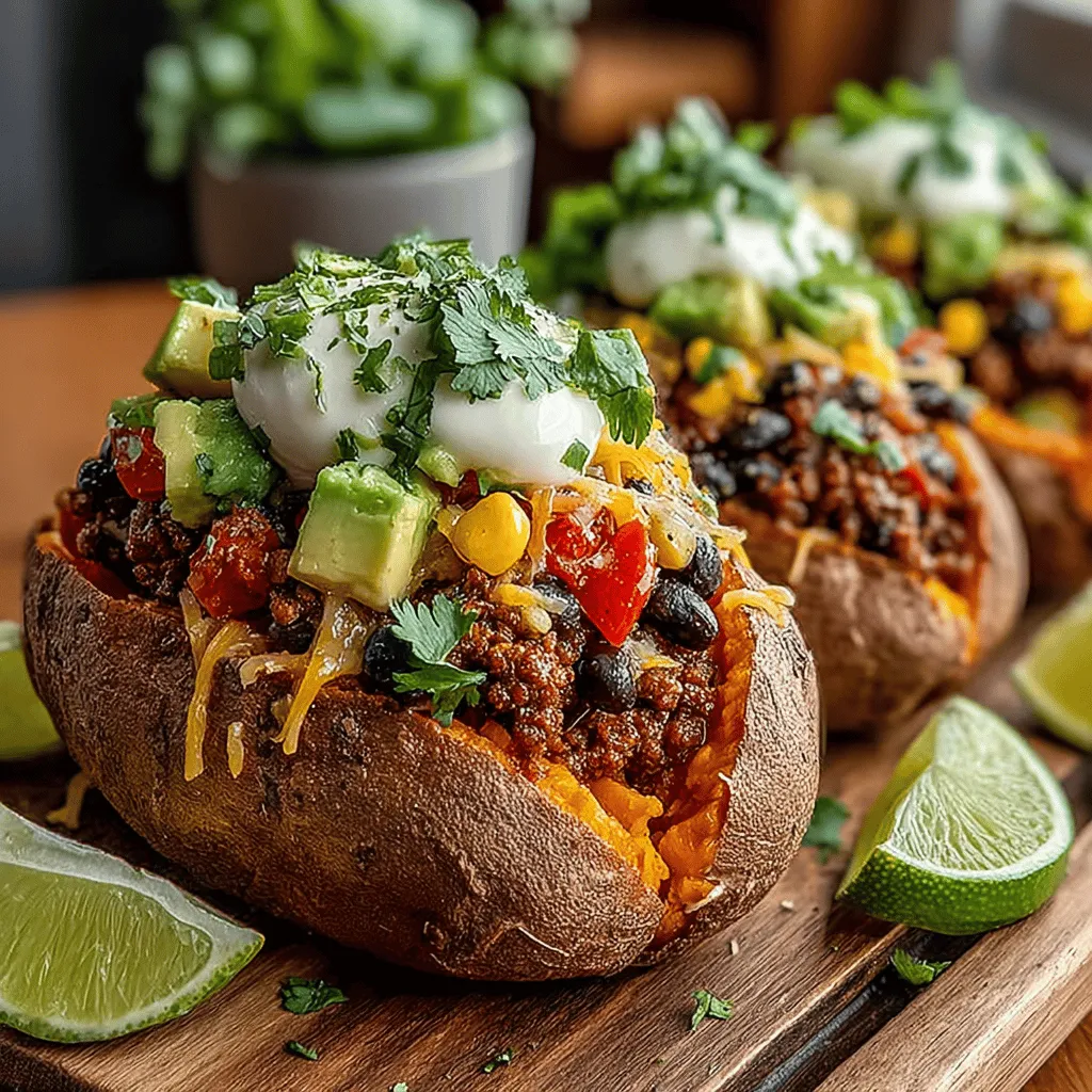 One of the standout features of taco-stuffed sweet potatoes is the remarkable health benefits of sweet potatoes themselves. Rich in vitamins, minerals, and antioxidants, these tubers are an excellent source of Vitamin A, which is essential for maintaining healthy vision and immune function. Additionally, sweet potatoes are high in dietary fiber, which aids digestion and promotes a feeling of fullness—making them an ideal base for a hearty meal.