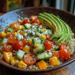 The Quinoa Goodness Bowl with Creamy Avocado Delight is a vibrant, nutritious dish that embodies the essence of healthy eating. This bowl is not just a feast for the eyes, but it's also packed with essential nutrients, making it an ideal meal for anyone looking to enhance their diet with wholesome ingredients. In this article, we will explore the health benefits of quinoa, the nutritional values of the fresh vegetables used in the bowl, and a detailed step-by-step guide on how to prepare this delicious and satisfying meal.