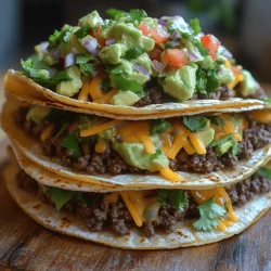 Quick Beef Tacos with Fresh Avocado Salsa