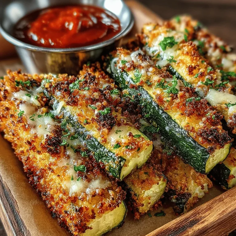 In the world of healthy snacks, crispy garlic parmesan zucchini fries stand out as a delicious and guilt-free alternative to traditional fries. This recipe transforms ordinary zucchinis into crispy delights that are perfect for game day, movie nights, or as a side dish for any meal. With a delightful combination of crunchy breadcrumbs, savory parmesan, and aromatic garlic, these zucchini fries are sure to impress both kids and adults alike. Not only are they easy to prepare, but they also provide a nutritious way to enjoy your vegetables.