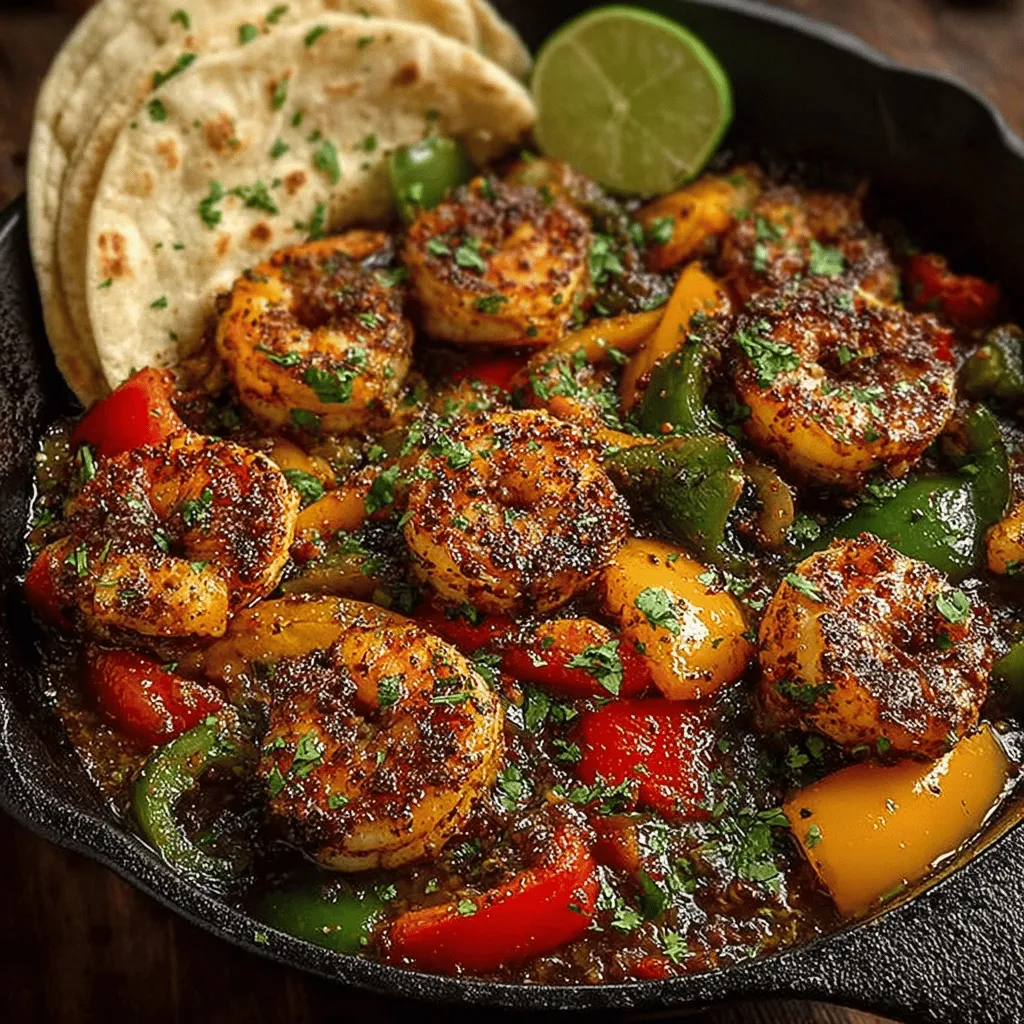 Sizzling Skillet Shrimp Fajitas are not just a meal; they are a vibrant celebration of flavors, colors, and aromas that can transport you straight to a lively Mexican fiesta. This dish brings together succulent shrimp, sautéed vegetables, and warm tortillas, creating a symphony of taste and texture that's sure to please any palate. Whether you’re looking for a quick weeknight dinner, a fun dish for a gathering, or a special treat for a family celebration, shrimp fajitas check all the boxes.