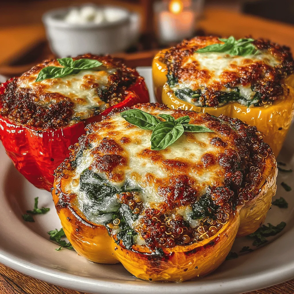 Stuffed peppers are a delightful culinary creation that effortlessly combines nutrition, flavor, and visual appeal into one dish. These vibrant, bell-shaped vegetables serve as the perfect vessel for an assortment of fillings, making them a versatile choice for any meal. The recipe for Savory Turkey & Spinach Stuffed Peppers not only stands out for its deliciousness but also for its wholesome ingredients. With ground turkey as a lean protein source, spinach for a nutrient boost, and an array of spices to enhance flavor, this dish promises satisfaction for families and meal preppers alike.