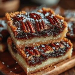 Dessert bars have a unique allure that captures the hearts and taste buds of dessert lovers everywhere, offering the perfect blend of convenience and indulgence. Among the various dessert bars, pecan pie bars stand out as a cherished favorite, celebrated for their rich flavors and delightful textures. The Sweet Sticky Pecan Pie Bars take this classic dessert to new heights, combining the familiar taste of pecan pie with the ease of bar preparation. These bars are not only visually appealing but also offer a satisfying balance of crunchy, chewy, and sticky textures that make each bite an irresistible treat.