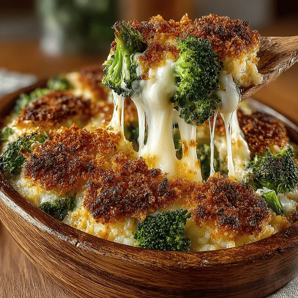 Once you have assembled your Cheesy Broccoli and Rice Casserole, it’s time to bake it to perfection. Preheat your oven to 350°F (175°C) and place the casserole in the center of the oven. Bake for approximately 30-35 minutes or until the top is golden brown and the cheese is bubbly. To ensure the casserole is done, insert a knife or fork into the center. If it comes out clean and the edges are slightly crispy, your casserole is ready to be taken out. If the cheese isn’t bubbling to your satisfaction, you can broil it for an additional 1-2 minutes, keeping a close eye to avoid burning.
