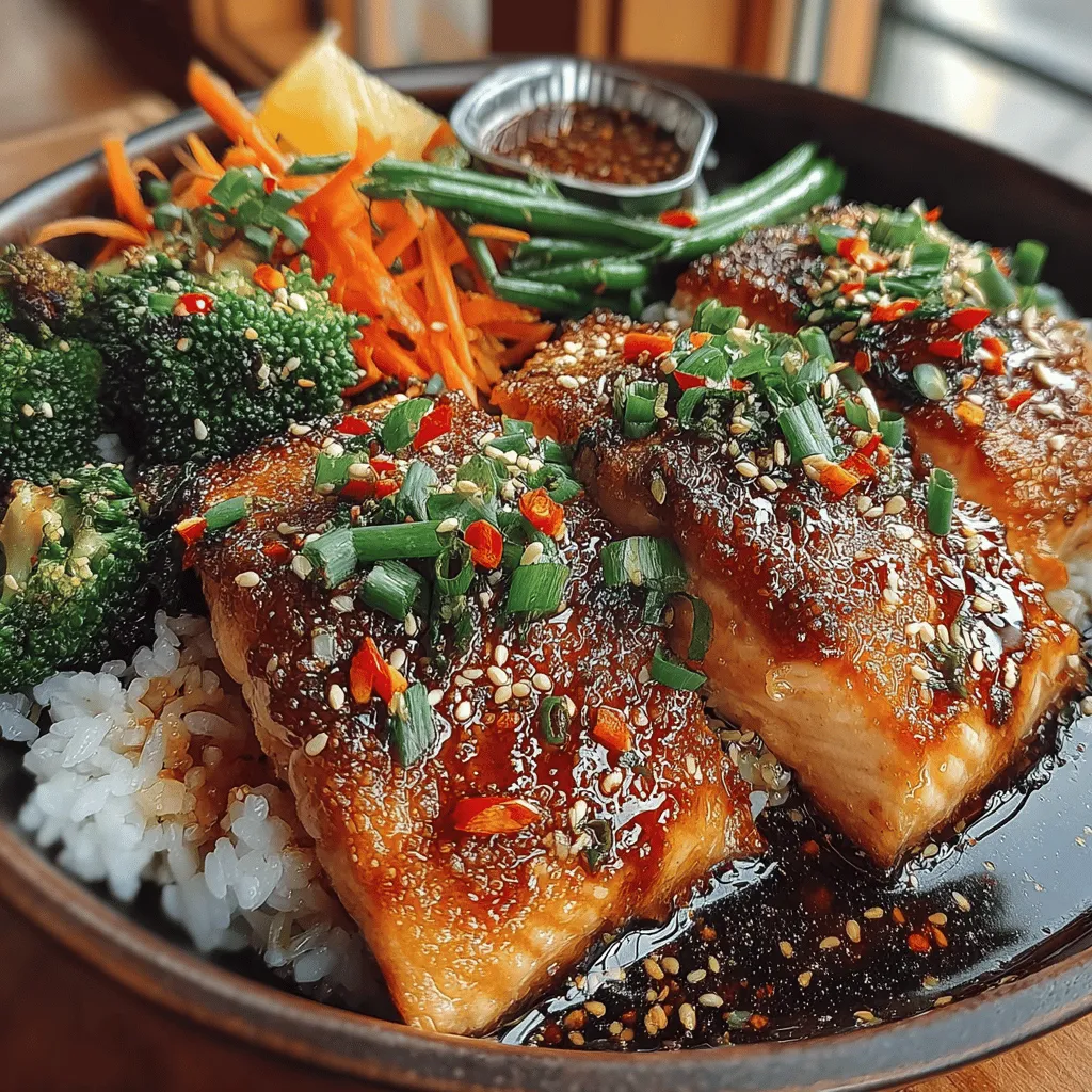 Teriyaki cuisine, rooted in Japanese culinary traditions, has gained immense popularity worldwide due to its savory, sweet, and umami flavors. One standout dish within this category is the Teriyaki Delight Salmon Bowl, a healthy and flavorful meal option that perfectly balances protein, vegetables, and grains. This recipe not only satisfies your taste buds but also packs a nutritional punch, making it an excellent choice for weeknight dinners or meal prep.
