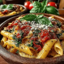 - 8 ounces of pasta (penne or fettuccine work well) - 2 tablespoons of olive oil - 3 cloves of garlic, minced - 1 can (14.5 ounces) of diced tomatoes, undrained - 1 cup of heavy cream - 1 cup of fresh basil leaves, chopped - Salt and pepper to taste - Grated Parmesan cheese for serving