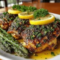 If you're looking for a delicious, nutritious meal that can be prepared in a single pan, the Zesty Lemon Garlic Chicken & Asparagus Delight is the perfect solution. This dish brings together the vibrant flavors of lemon and garlic with tender chicken and crisp asparagus, making it ideal for both busy weeknights and impressive dinner gatherings. The combination of juicy chicken thighs, fresh asparagus, and a zesty marinade not only tantalizes the taste buds but also provides a wholesome dining experience.