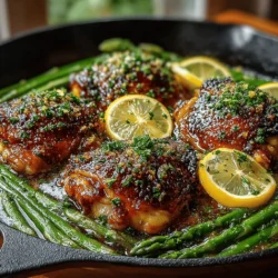 One-pan meals have become a favorite among home cooks, especially for those busy weeknights when time is of the essence. The Zesty One-Pan Lemon Garlic Chicken & Asparagus is a standout option that marries savory chicken with vibrant asparagus, all infused with the refreshing flavors of lemon and aromatic garlic. This dish not only tantalizes your taste buds but also offers healthful ingredients and easy preparation, making it an ideal choice for both families and individuals seeking a quick yet satisfying dinner.