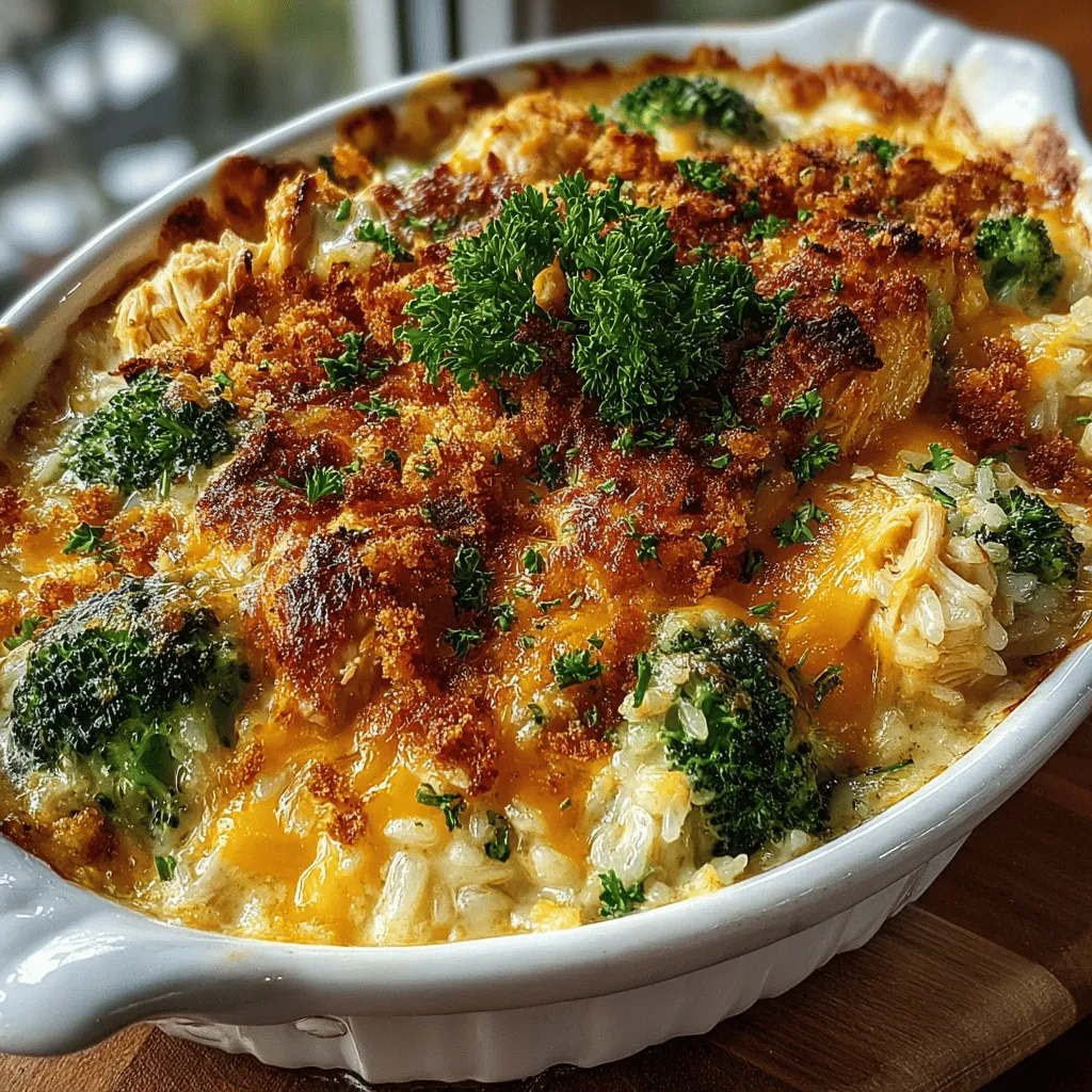 Comfort food has a special place in our hearts, offering warmth and satisfaction with every bite. Among these beloved dishes, casseroles stand out for their ability to combine flavors and ingredients into a harmonious meal that the whole family can enjoy. The Cheesy Broccoli and Chicken Rice Casserole is a quintessential example of this genre, making it an ideal choice for busy weeknights when you want to serve something delicious without spending hours in the kitchen. This dish not only delivers on taste but is also simple to prepare, making it a go-to recipe for families seeking both convenience and comfort.