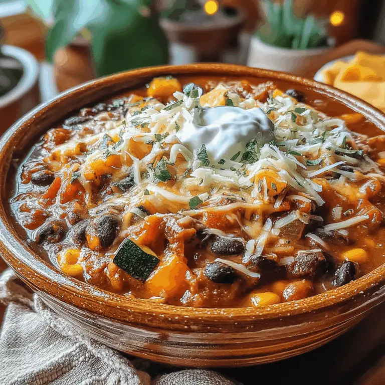 Chili is the quintessential comfort food. It's warm, hearty, and bursting with flavors, making it a favorite for family dinners. But if you’re looking to elevate your traditional chili recipe with a nutritious twist, you’ve come to the right place! Our 'Family-Friendly Slow Cooker Chili with a Veggie Boost' is not only packed with protein and fiber but also loaded with a variety of wholesome vegetables that even the pickiest eaters will love.