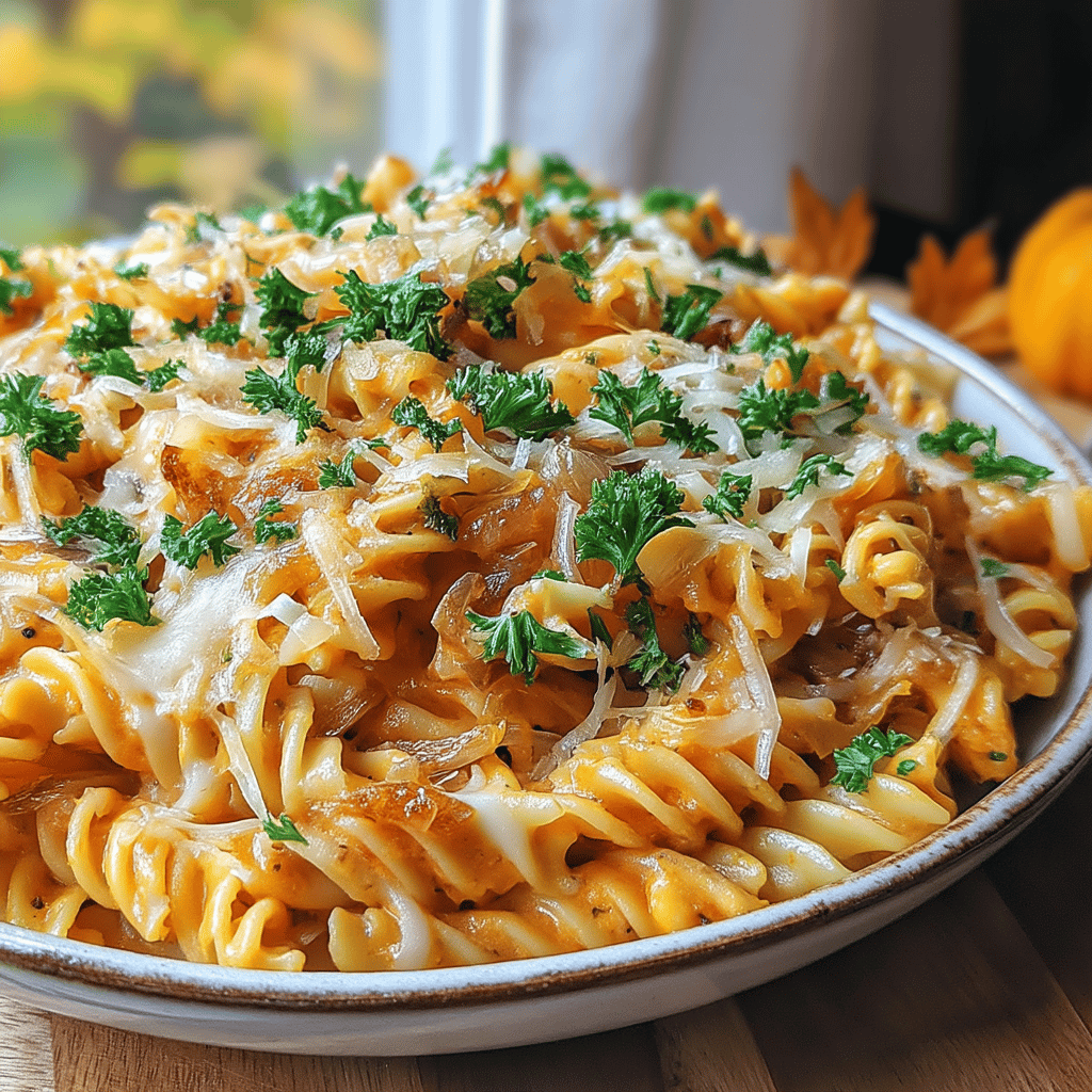 As the leaves start to turn and the air gets a little crisp, there's nothing quite like cozying up with a warm, comforting meal. Enter the One-Pan Cheesy Pumpkin Pasta—a delightful dish that brings the rich flavors of autumn into your kitchen without the hassle of multiple pots and pans. This recipe is perfect for busy weeknights when you want to whip up something delicious for the whole family, but don’t want to spend hours in the kitchen.