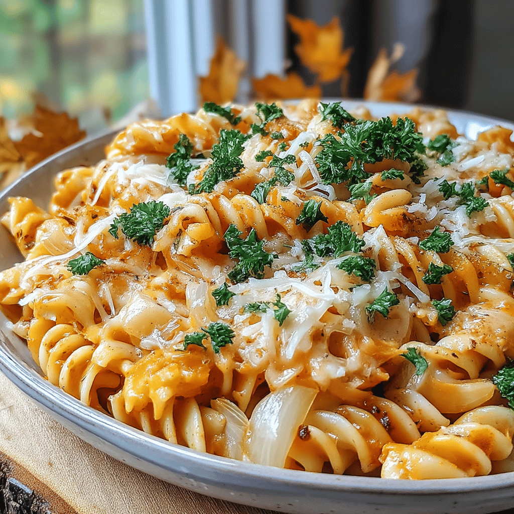 As the leaves start to turn and the air gets a little crisp, there's nothing quite like cozying up with a warm, comforting meal. Enter the One-Pan Cheesy Pumpkin Pasta—a delightful dish that brings the rich flavors of autumn into your kitchen without the hassle of multiple pots and pans. This recipe is perfect for busy weeknights when you want to whip up something delicious for the whole family, but don’t want to spend hours in the kitchen.